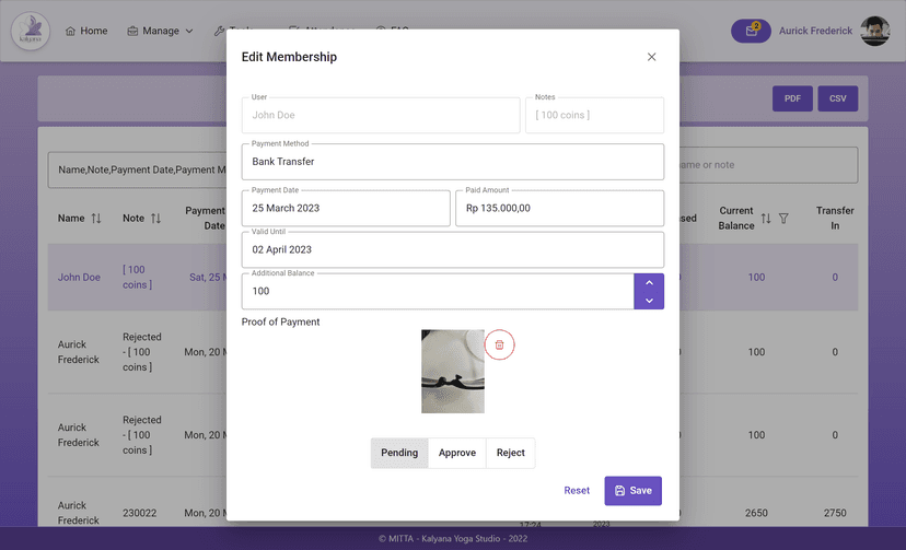 Membership Management (2)